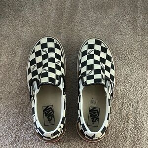 Vans Platform Checkered slip on